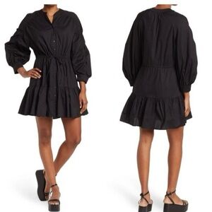 ASTR the Label Cotton Long Sleeve Cotton Dress